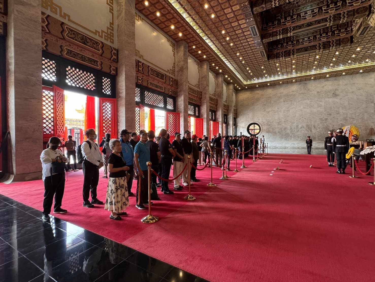 中華民國113年度忠烈將士入祀典禮於29日上午八點半在台北圓山的國民革命忠烈祠舉行。(戴立文提供)