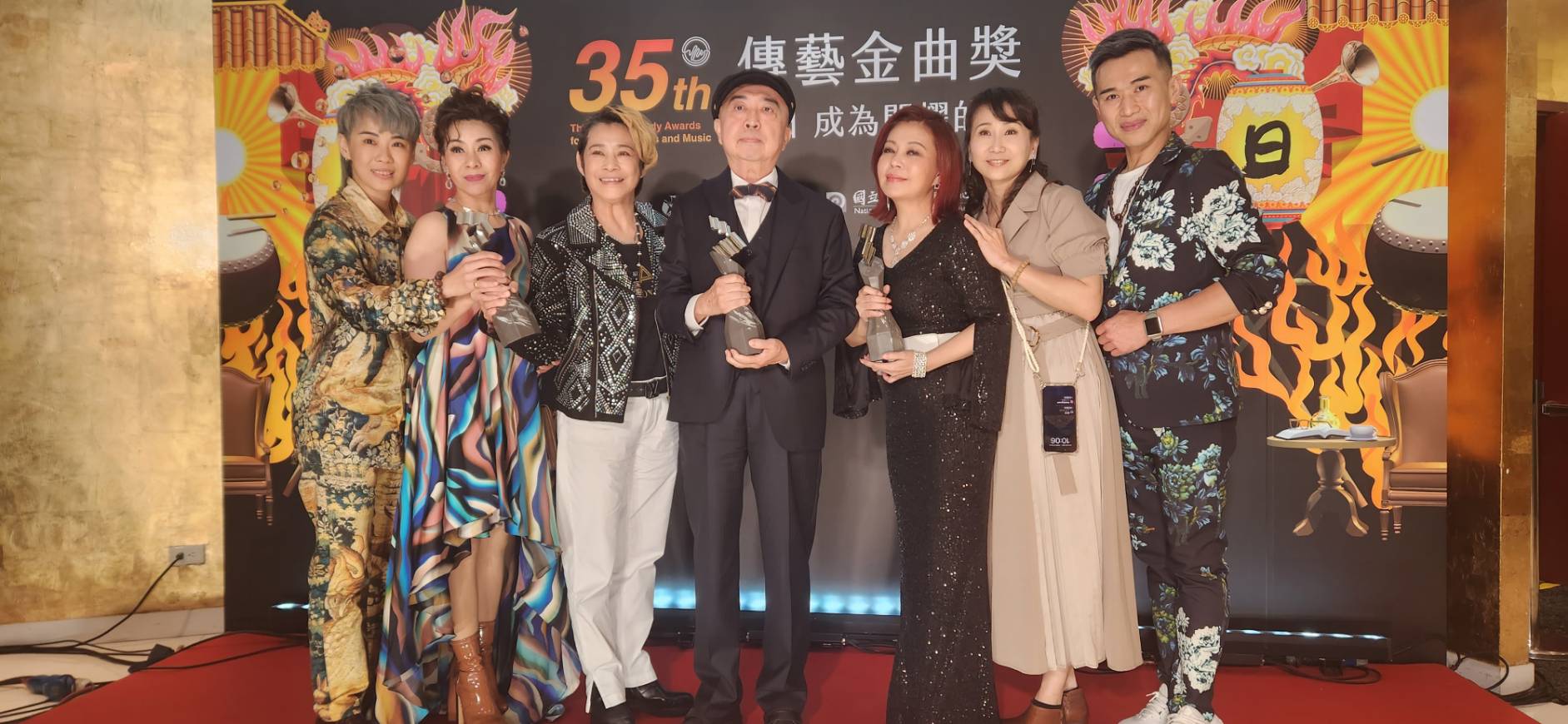 秀琴歌劇團以《鳳凰變》摘下第35屆傳藝金曲最佳作品獎。(江昭倫 攝)