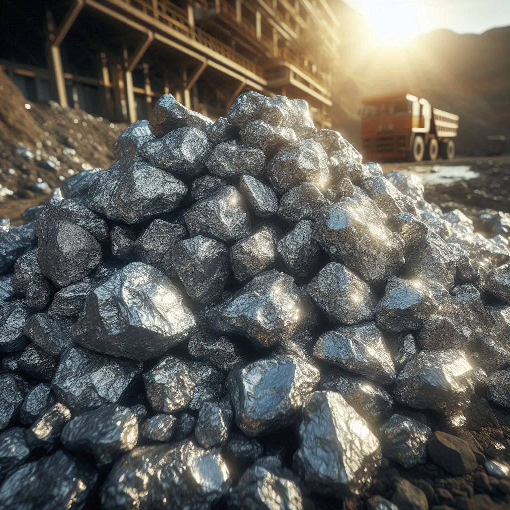 鎳礦。示意圖。(AI生成圖)