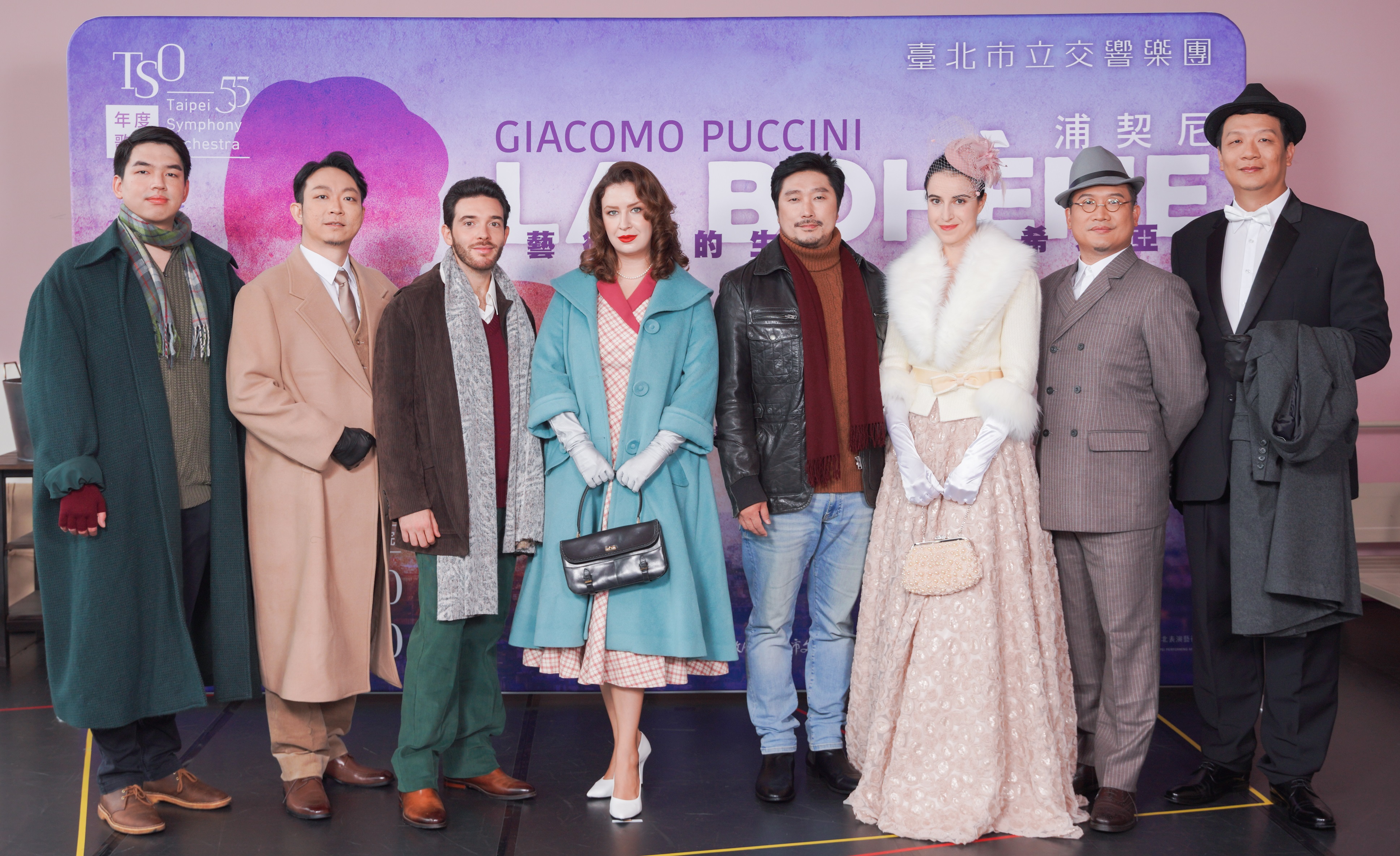 北市交11日正式發布年度歌劇普契尼《藝術家的生涯》定裝照。(北市交提供)