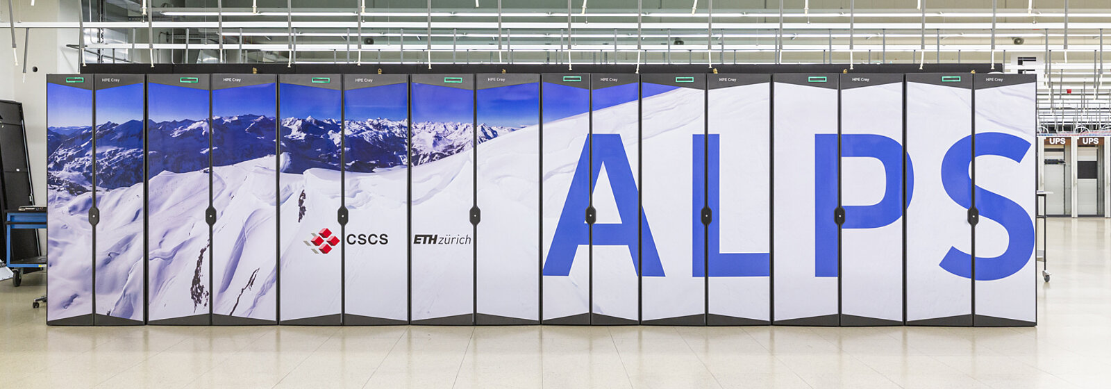 瑞士啟用新型超級電腦「阿爾卑斯」(Alps)。(圖：CSCS官網)