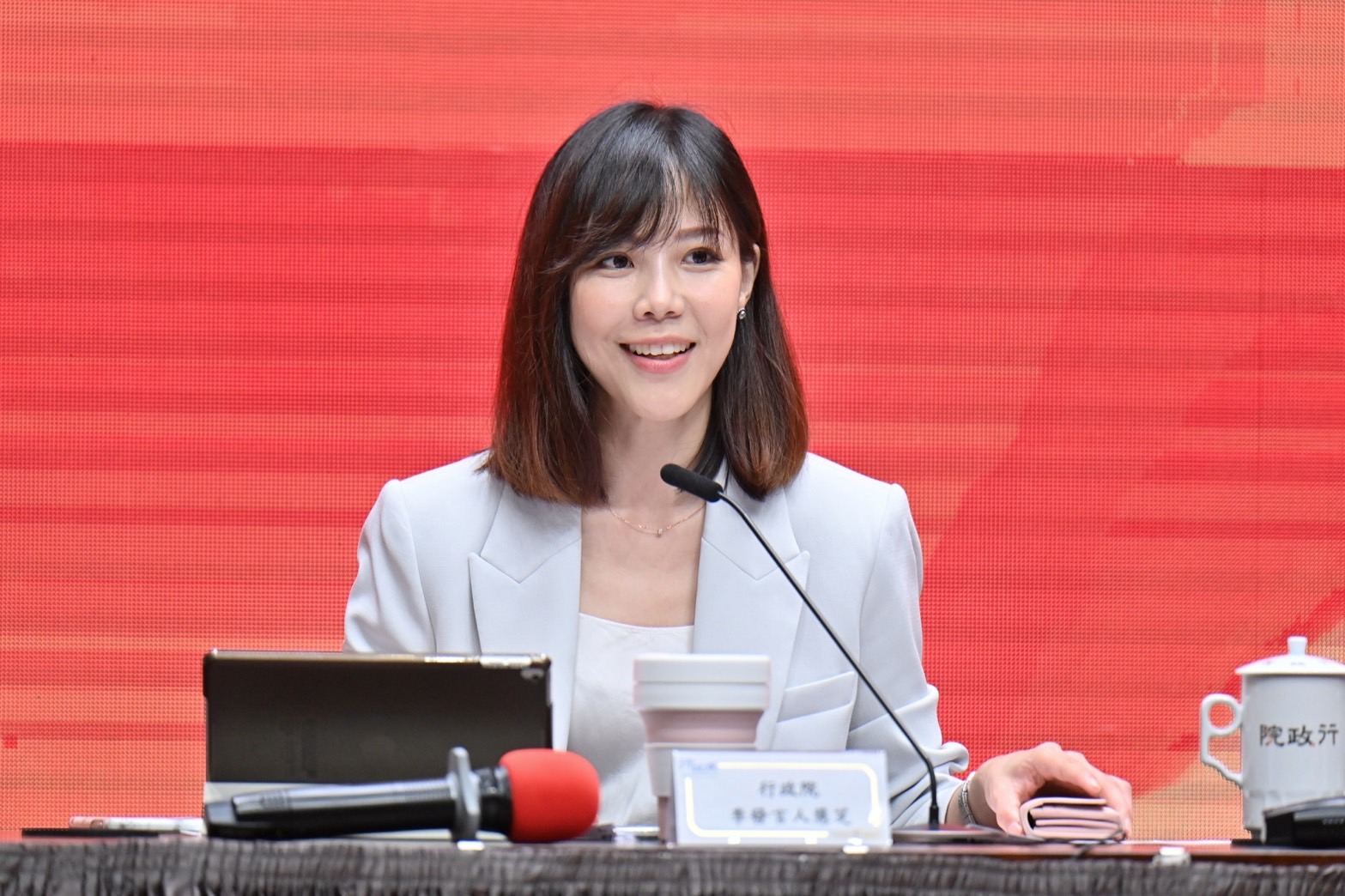 行政院發言人李慧芝表示，行政立法溝通能獲得共識，就是有依法執行，也為未來立下基礎。(行政院提供)