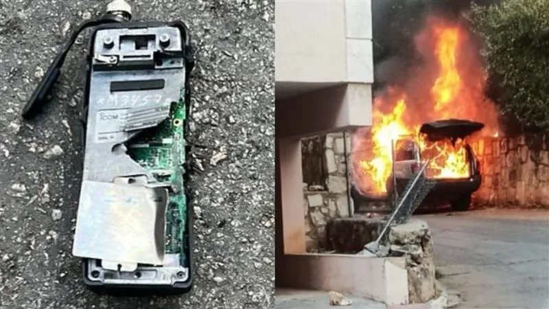 18日傍晚左右，黎巴嫩武裝組織真主黨(Hezbollah)使用的手持無線對講機在黎國南部和首都貝魯特南郊引爆。 (X平台)
