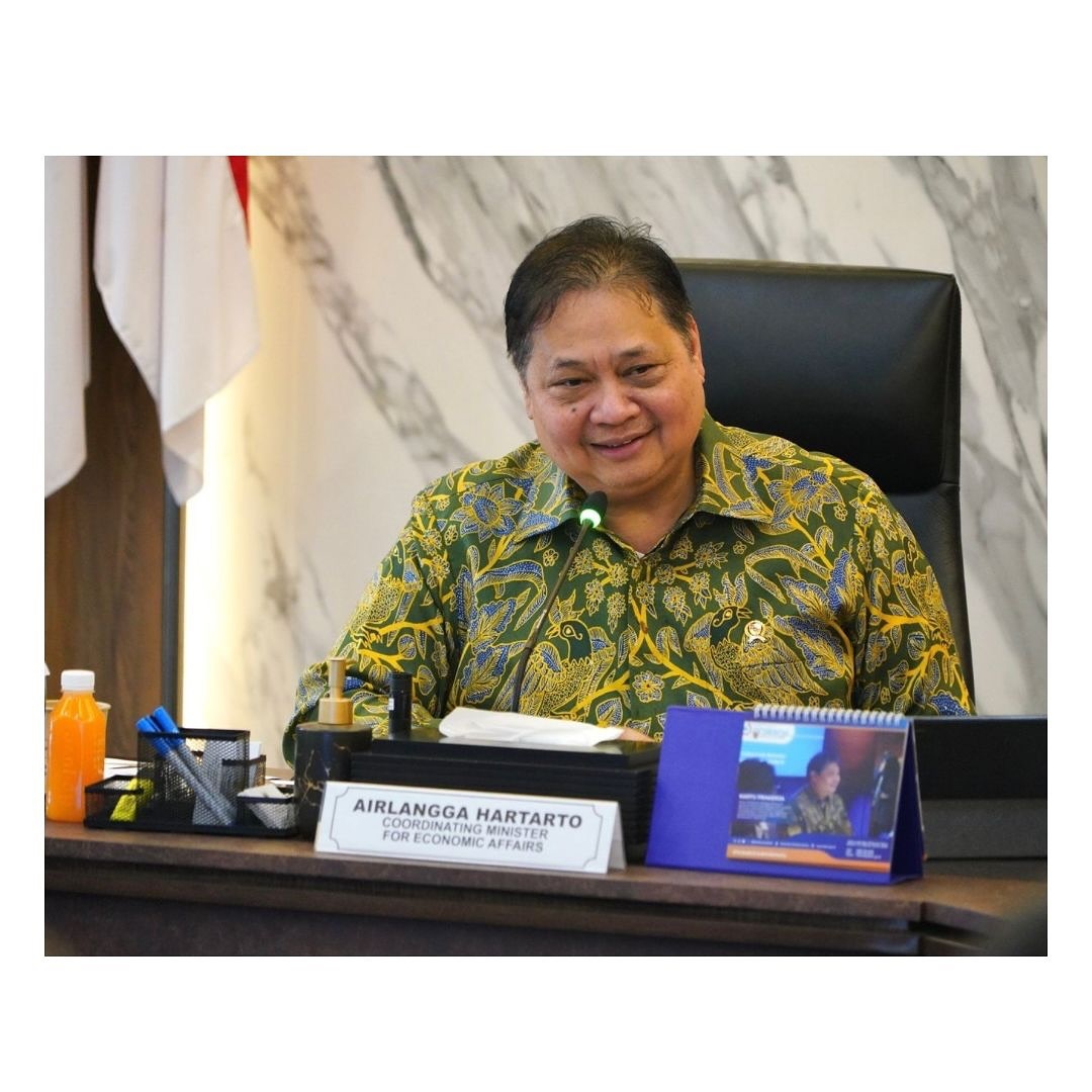 印尼經濟部長艾朗嘉(Airlangga Hartarto)。(圖：IG)