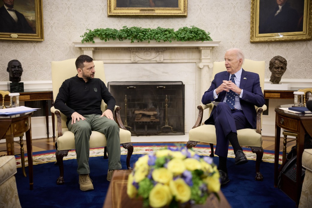 圖為美國總統拜登(Joe Biden)9月間在白宮會見烏克蘭總統澤倫斯基(Volodymyr Zelenskyy)。 (圖:烏克蘭總統府)