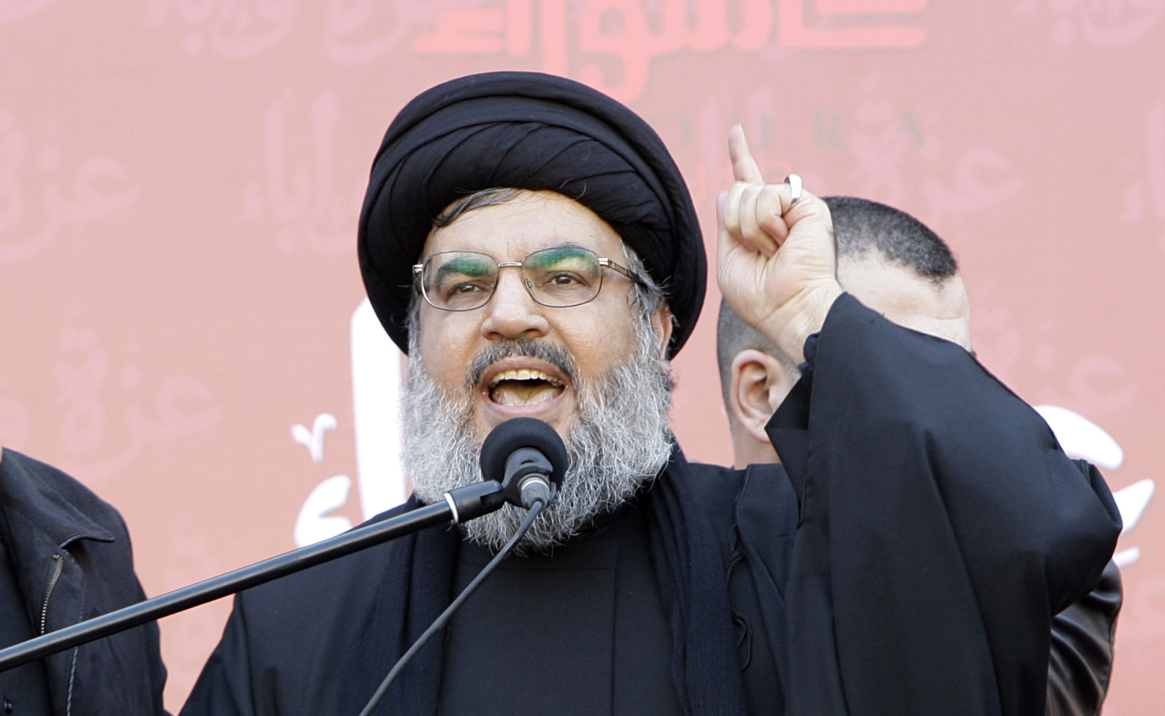 黎巴嫩真主黨(Hezbollah)領導人納斯拉勒(Hassan Nasrallah)。資料照。(美聯社/達志影像)