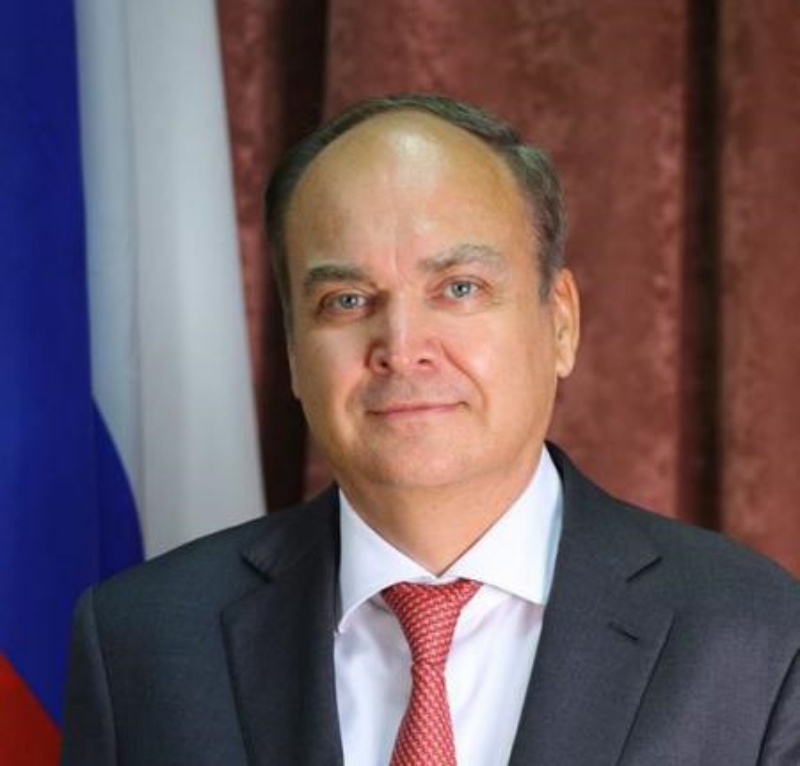 俄羅斯駐美國大使安東諾夫(Anatoly Ivanovich Antonov)結束任期。(俄羅斯大使館官網)