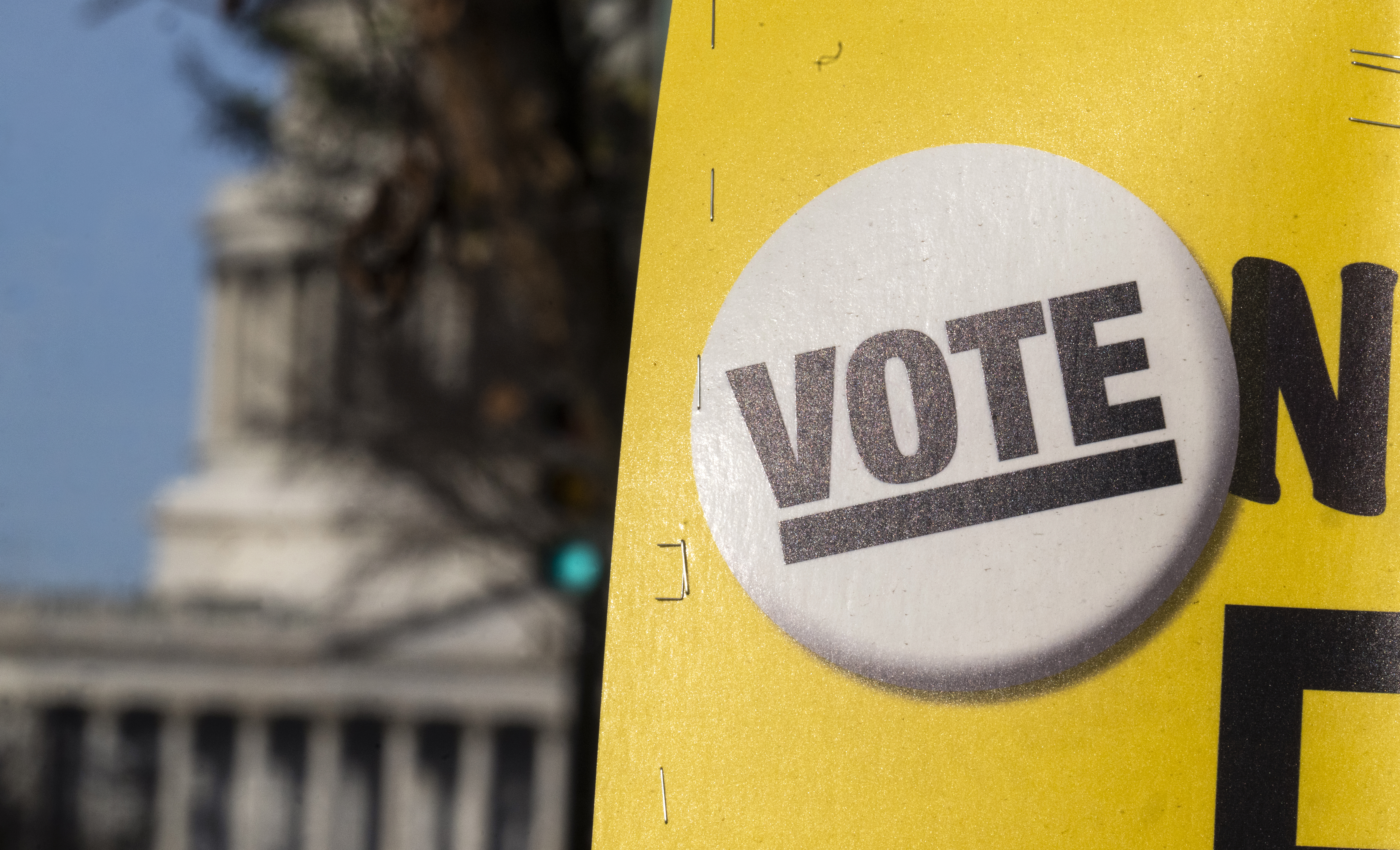 美情報界7日表示，外國行為者正準備引發對美國總統大選結果的可信度質疑。示意圖。(美聯社/達志影像)