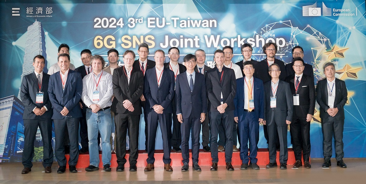 經濟部產業技術司8日與歐盟執委會資通訊網路暨科技總署(DG CONNECT)共同舉辦「2024台歐盟6G SNS聯合研討會」。(圖：經濟部)