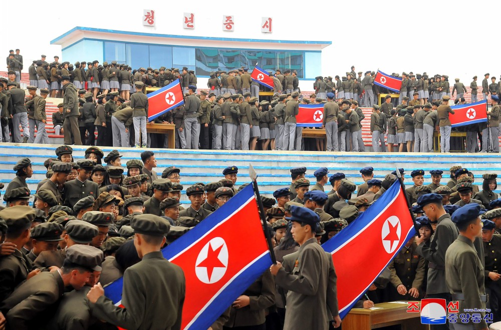 北韓派兵赴俄 蒲亭未否認、烏克蘭稱已抵俄烏邊境州。示意圖。(翻攝KCNA)