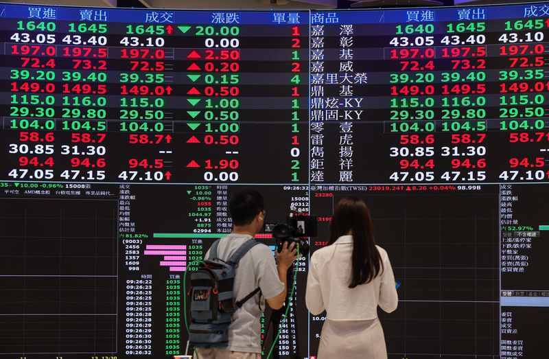 美國總統大選逼近台股陷觀望，週線收黑中止連2紅。資料照。(圖：中央社)