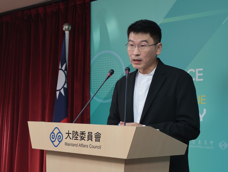 陸委會副主委兼發言人梁文傑表示，陳同佳是殺人嫌犯，來台投案不是「發一個簽證進來」那麼地簡單，盼港府務實回應台灣基於偵辦案件所需所提出的司法互助請求。(圖：中央社)