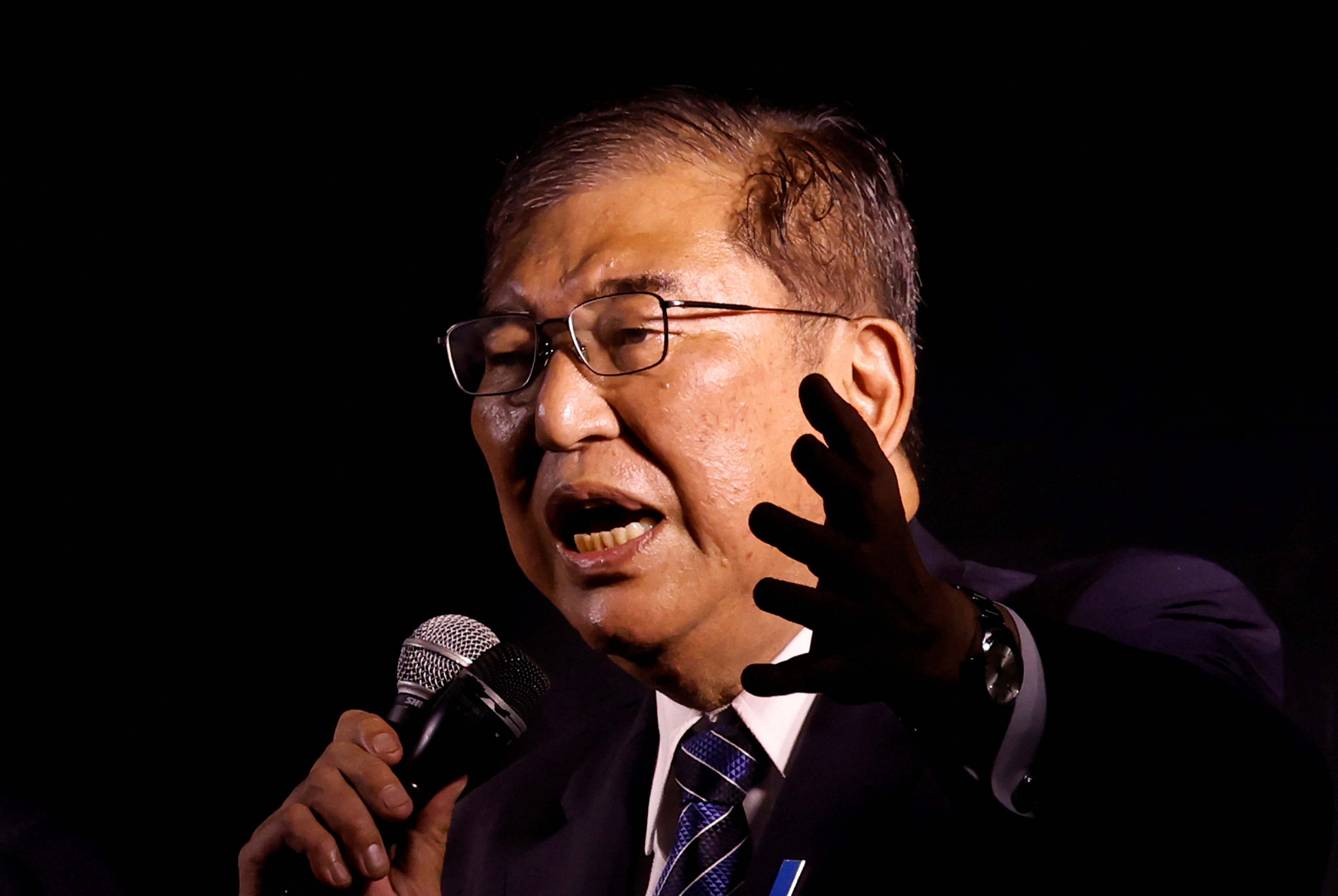 日本首相石破茂。(路透社/達志影像)