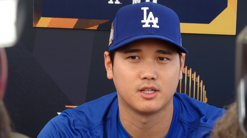 洛杉磯道奇明星球員大谷翔平。 (圖：中央社)