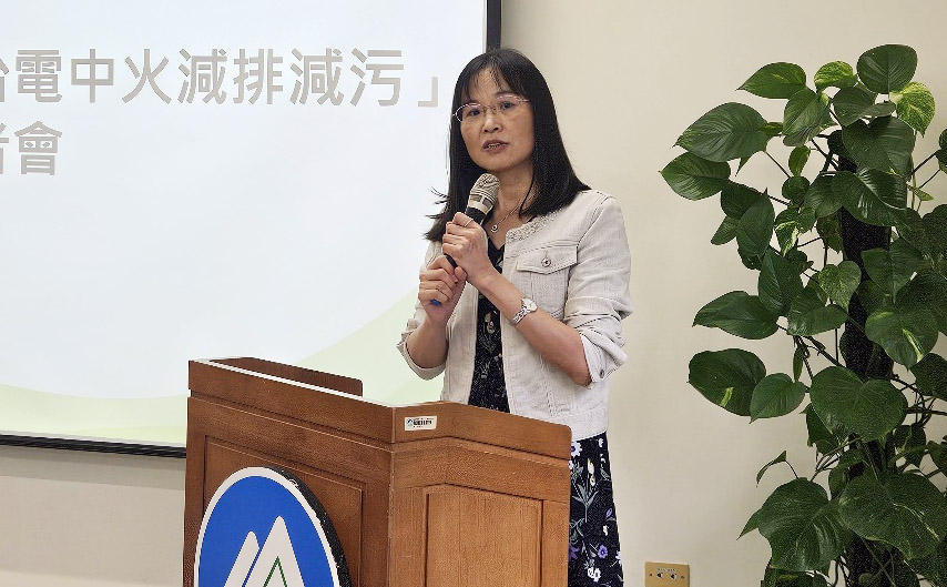中火二期環評案過關，環境部環保司長徐淑芷1日表示，環境部會嚴格監督中火減排減污。(劉品希 攝)