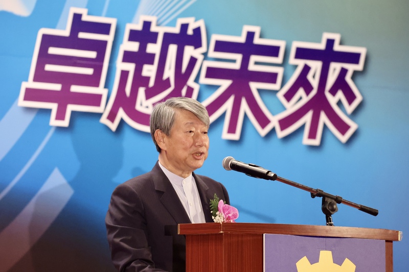 中華民國全國工業總會第78屆工業節慶祝大會11日在台北圓山大飯店舉行，經濟部長郭智輝（圖）出席致詞。 (圖：中央社)