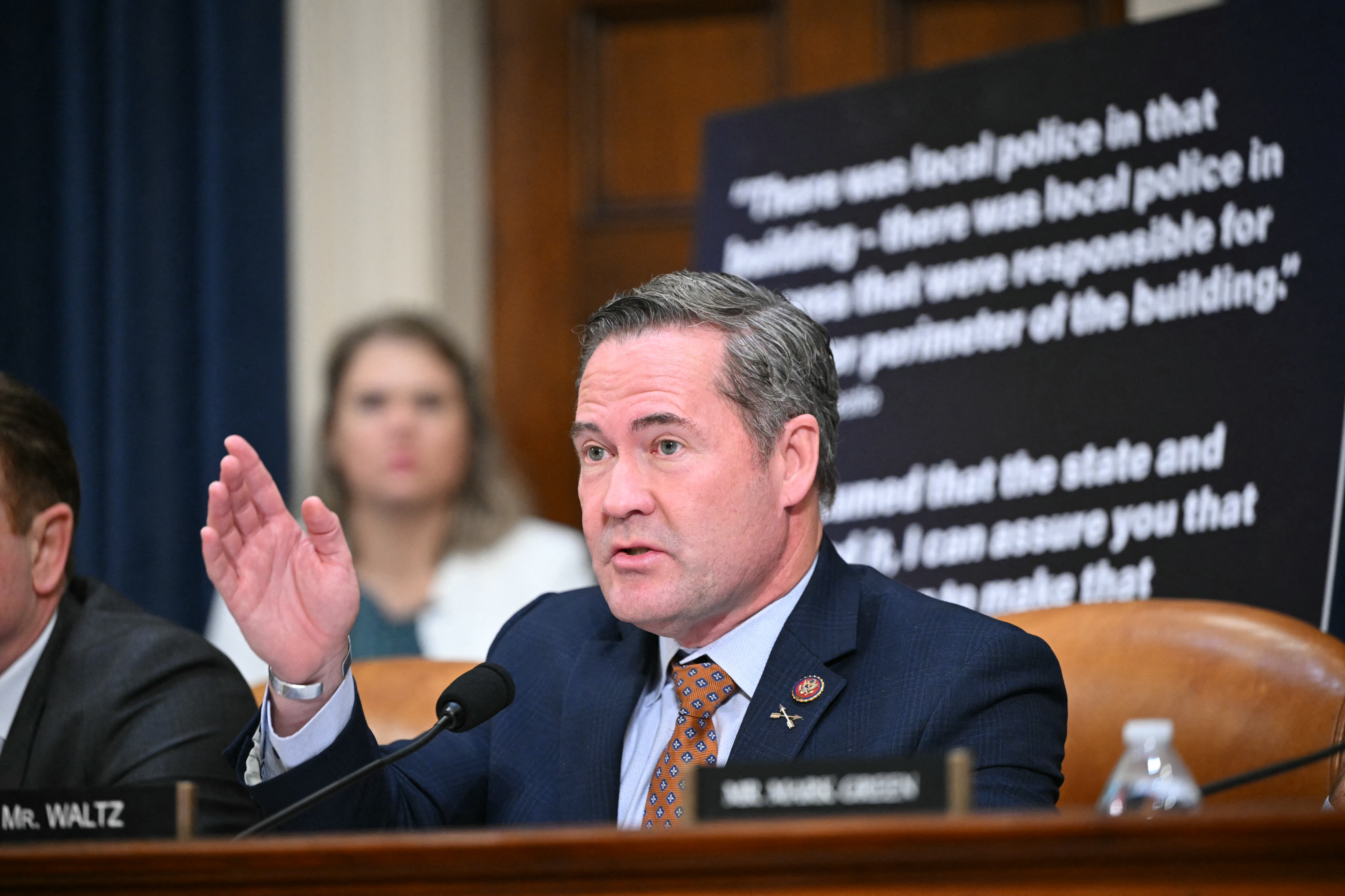 佛羅里達州共和黨眾議員邁克·瓦爾茲(Mike Waltz)。(AFP)