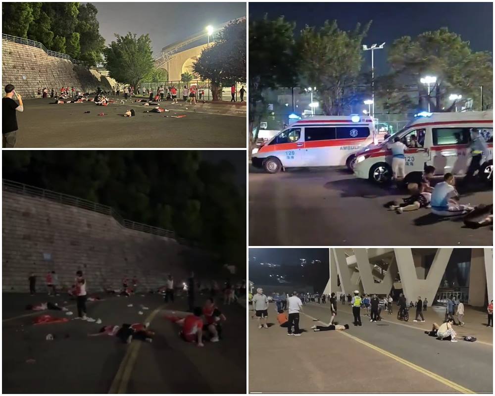 圖為珠海汽車衝撞事件釀嚴重傷亡。(微博)