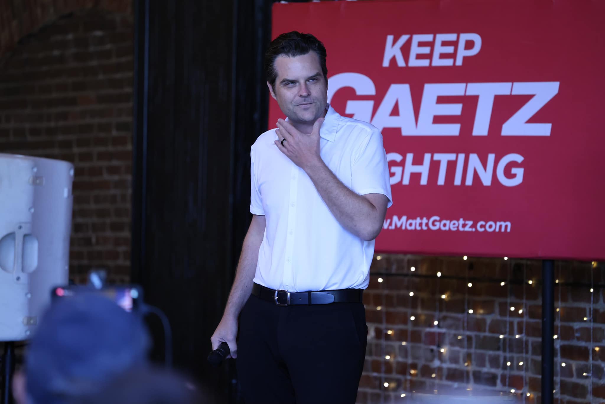 佛羅里達州聯邦眾議員蓋茨(Matt Gaetz)。 (圖:取自臉書)