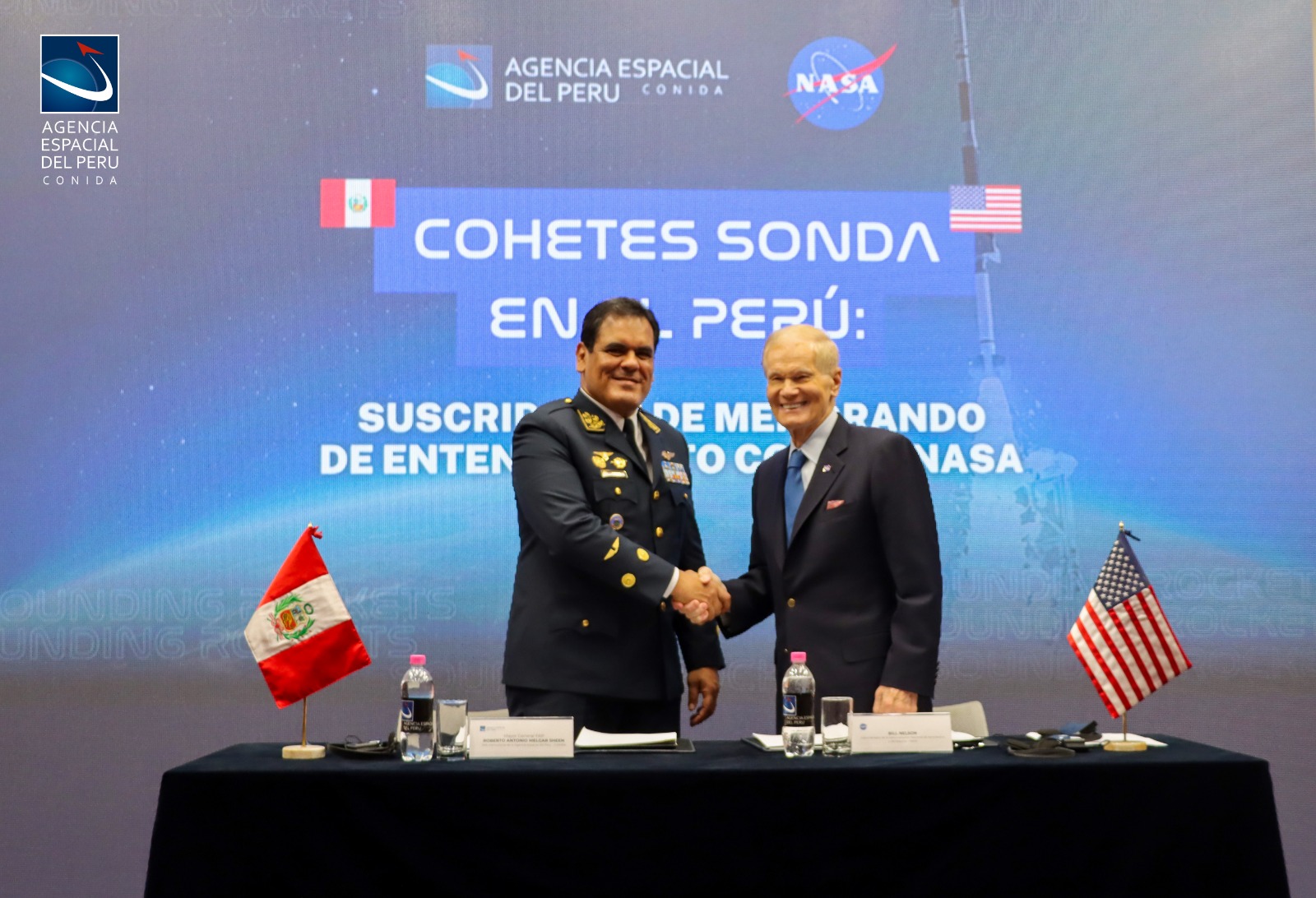 美國秘魯合作打造太空發射基地。 (圖:FB/conidaoficial)