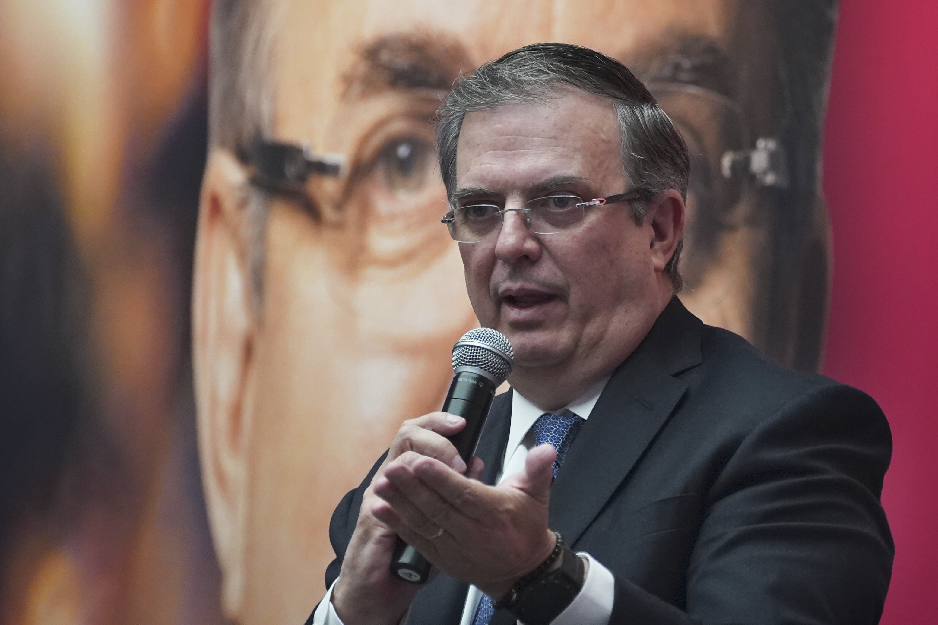 墨西哥經濟部長厄伯拉特(Marcelo Ebrard)。資料照。(美聯社/達志影像)