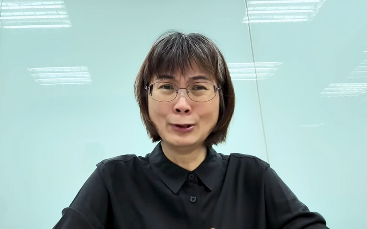 勞動部勞發署前北分署長謝宜容。(翻攝謝宜容影片)