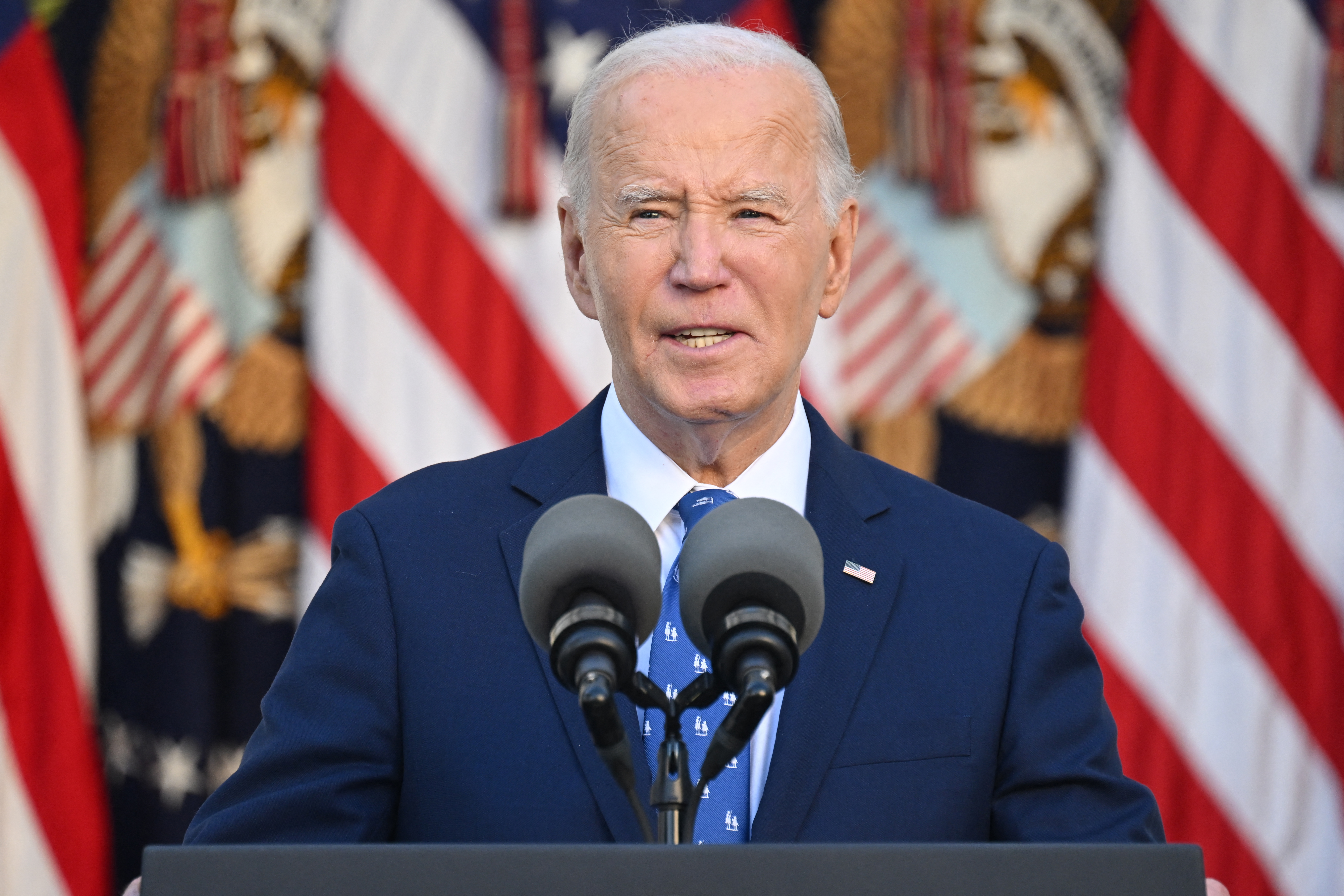 美國總統拜登(Joe Biden)宣布，黎巴嫩停火將從當地時間27日清晨生效。(AFP)