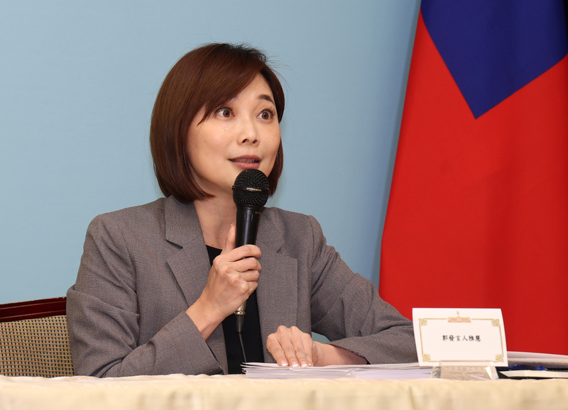 總統府發言人郭雅慧。 (圖：中央社)