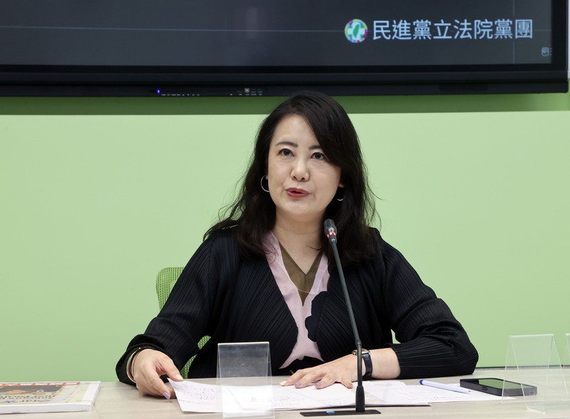 民進黨立法院黨團幹事長吳思瑤（圖）。資料照片。 (圖：中央社)