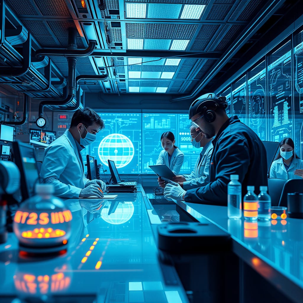 AI、資料中心都是吃電怪獸，但隨著AI崛起，和人類的生活密不可分，是否拖延2050年淨零碳排的目標，已經讓各界關注。示意圖。(AI生成圖)