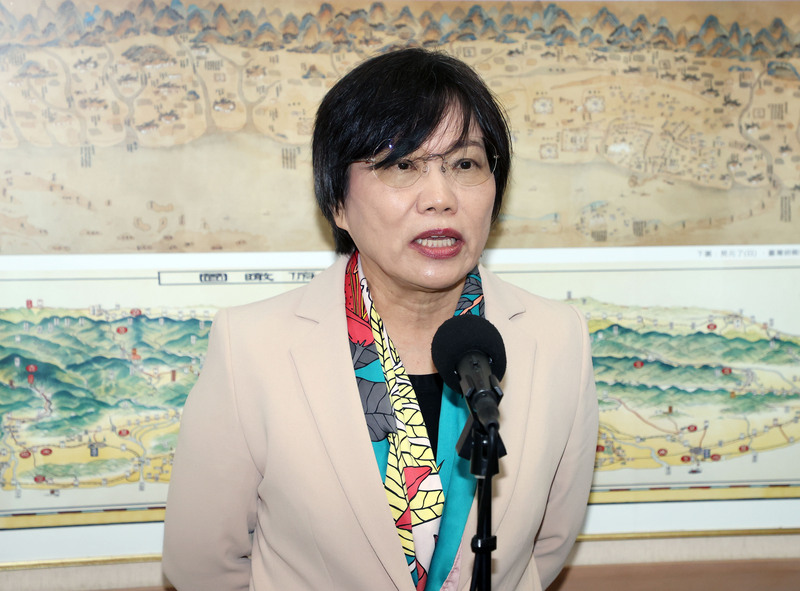 內政部長劉世芳（圖）在立法院受訪。(中央社資料照片)