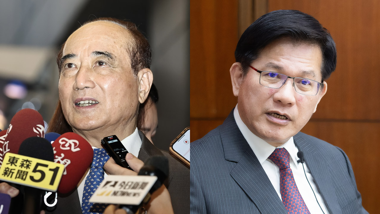 立法院前院長王金平(左)發表兩岸論述，外交部長林佳龍(右)9日對此表示，區分主權、治權容易陷入名詞之爭。資料合成照。(圖:中央社)