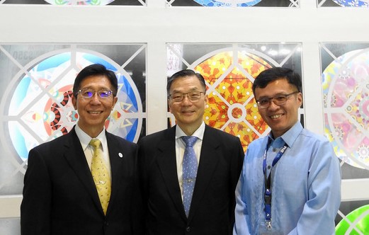 工商協進會秘書長朱曦(中)近日前往廈門參加2024兩岸企業家峰會年會，今天(9日)突然辭世。(資料照/中央社)