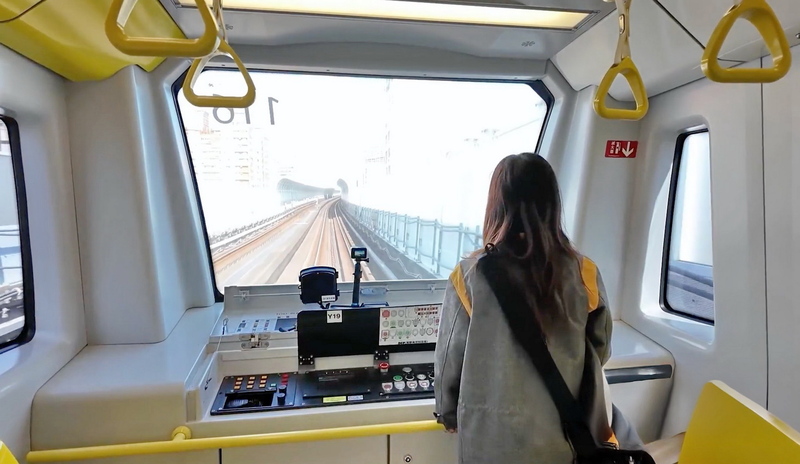 新北捷運環狀線12日12時起全線恢復營運。(新北捷運公司提供)(圖：中央社)