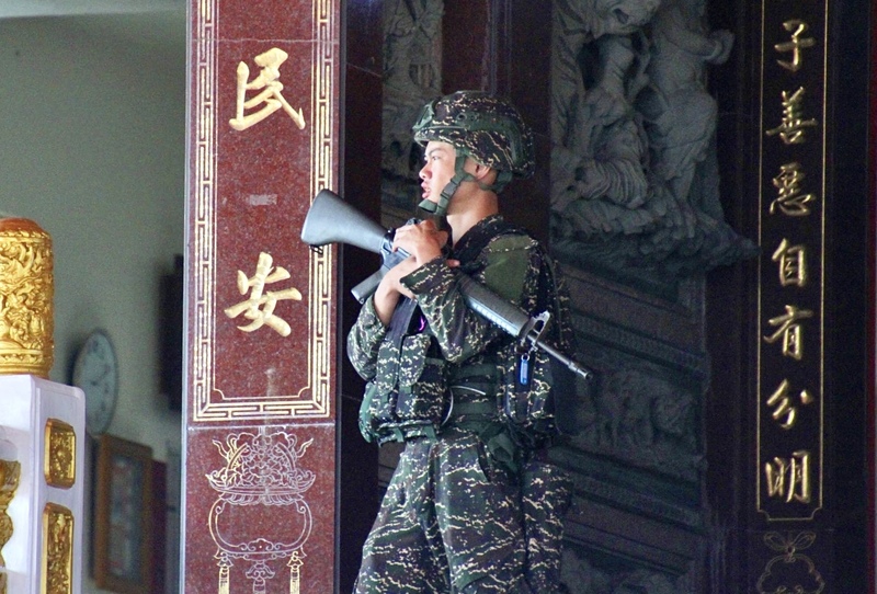 總統府表示，國軍皆有全面掌握台海情況。中央社記者董俊志攝  113年12月11日 (圖：中央社)