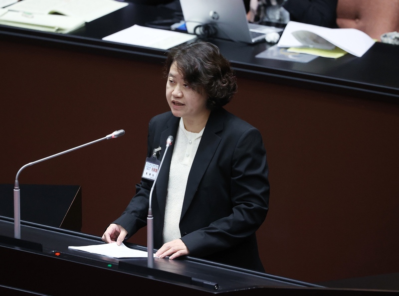 立法院全院委員會12日審查司法院大法官人事同意權案，大法官被提名人劉靜怡(圖)列席，並進行口頭報告。(圖：中央社)