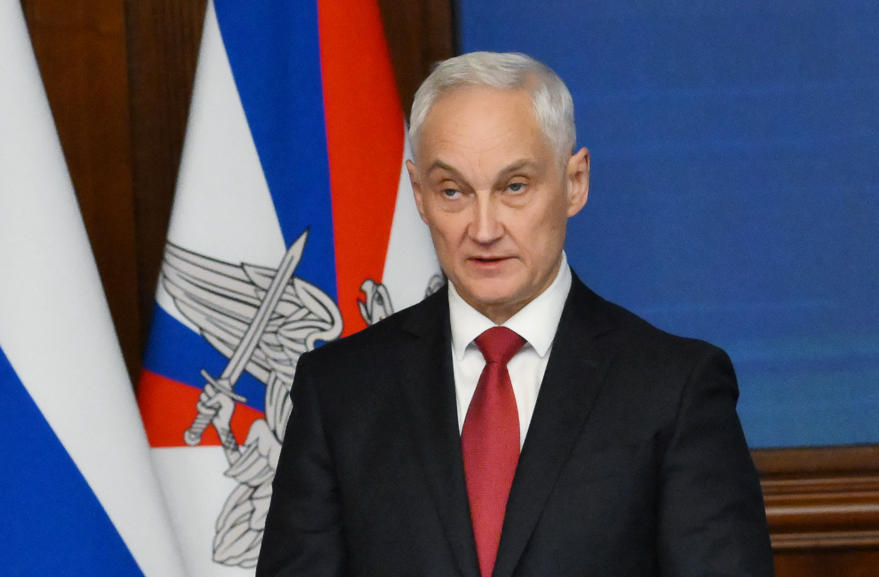 俄羅斯國防部長別洛烏索夫(Andrei Belousov)。(AFP)