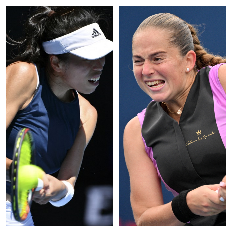 台灣網球名將謝淑薇和拉脫維亞女將奧斯塔朋科26日在澳網公開賽女雙冠軍戰落敗，無緣完成澳網女雙衛冕。( AFP、路透社合成圖)