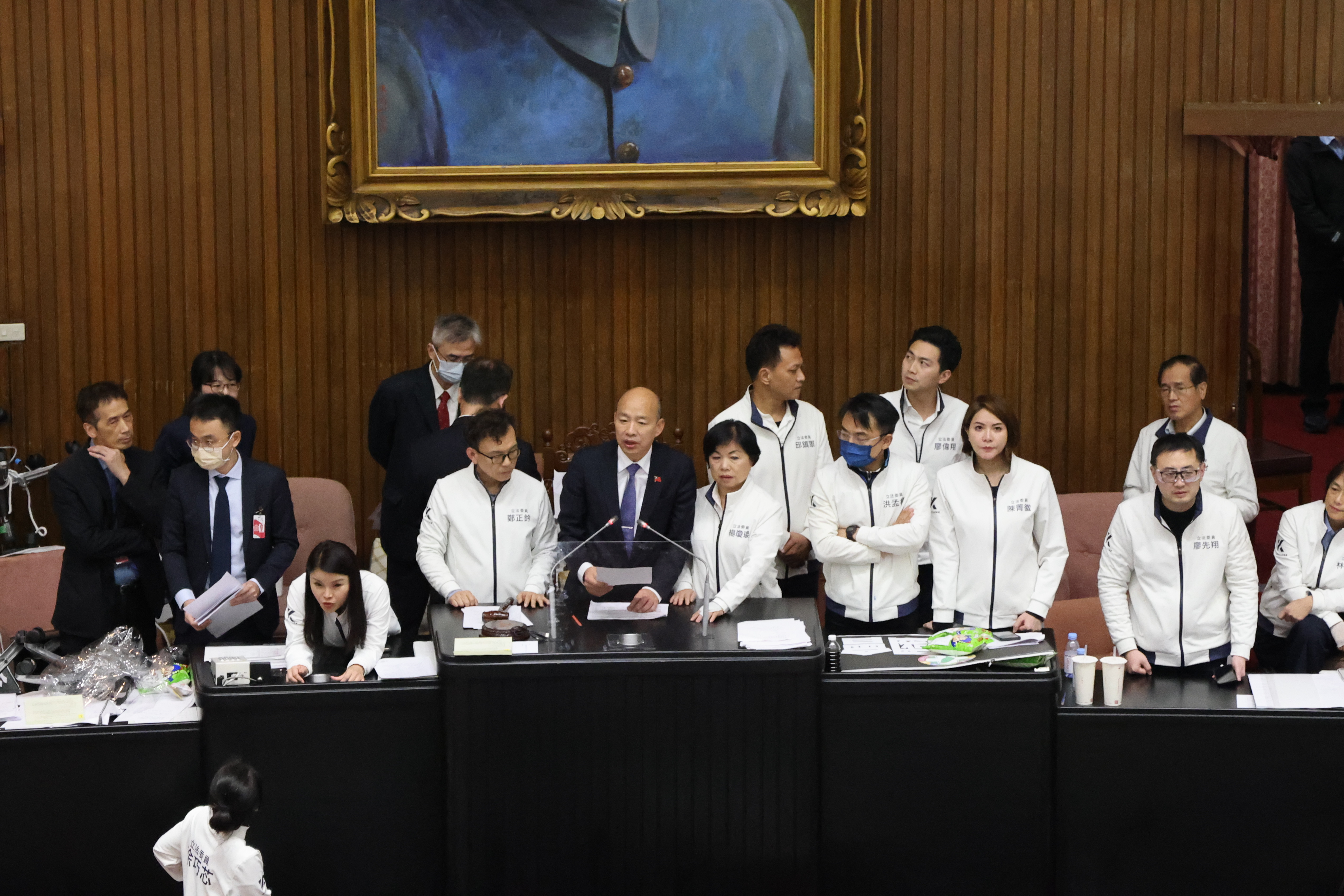 立法院20日三讀修正通過財政收支劃分法。(趙婉淳 攝)