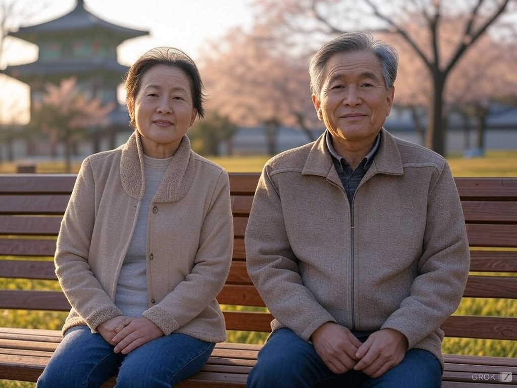 生育率低、老年人口占2成，韓國淪超高齡社會。示意圖。(AI生成圖)