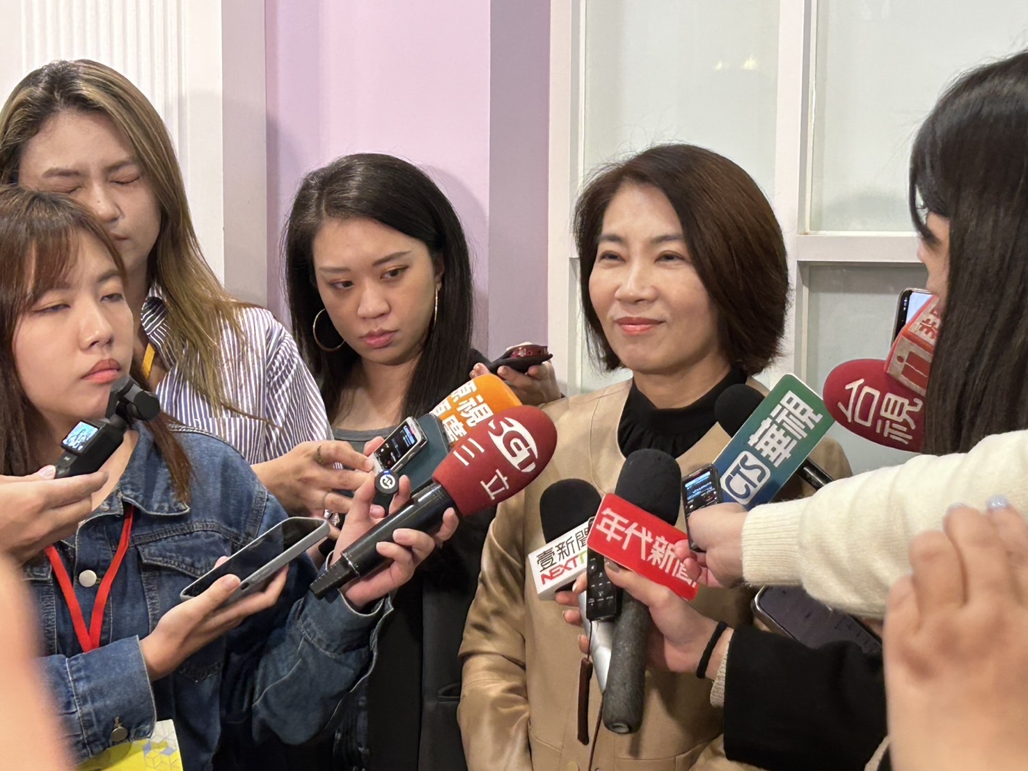 屏東縣長周春米。(王韋婷攝)