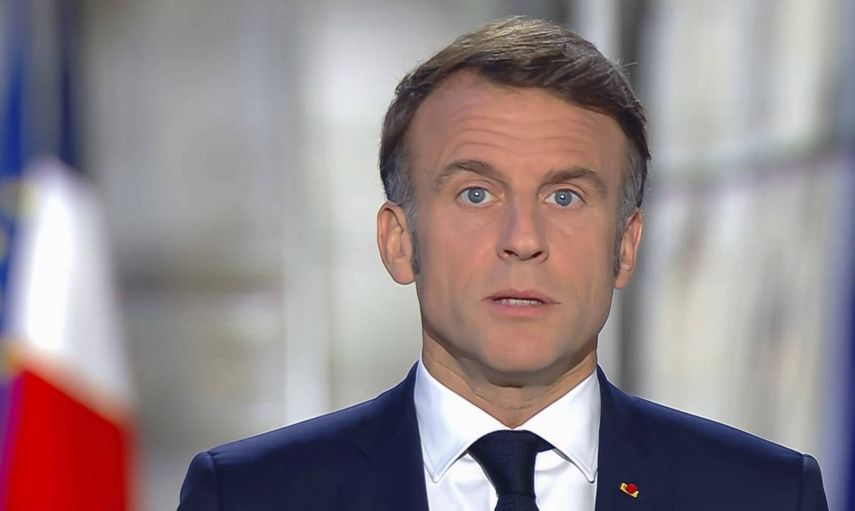 法國總統馬克宏(Emmanuel Macron)。(AP/達志影像)