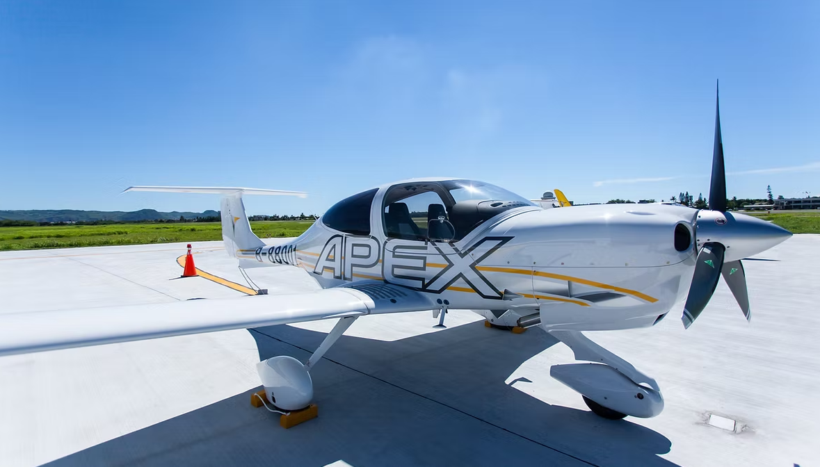 圖為安捷航空Diamond DA-40 NG型機。非當事機。(圖：安捷航空官網)