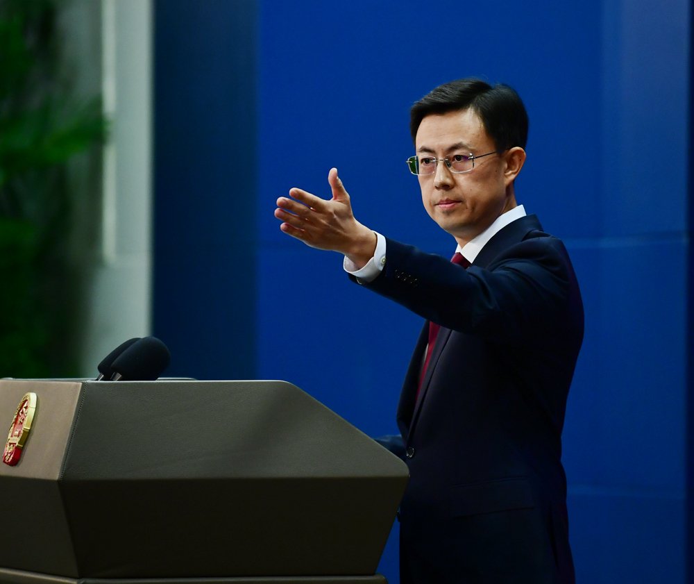 中國外交部發言人郭嘉昆。(圖:@MFA_China)