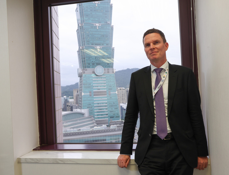 芬蘭駐台代表羅瑞（Lauri Raunio） (圖：中央社)