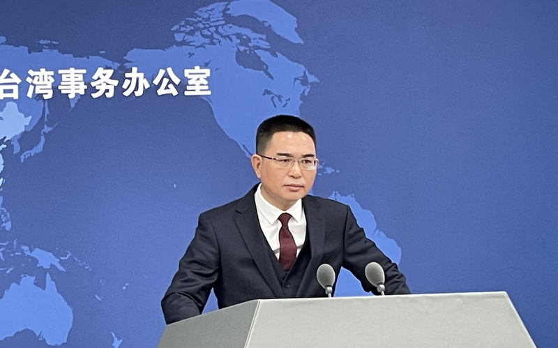 中國大陸國務院台灣事務辦公室(國台辦)發言人陳斌華。(資料照：中央社)