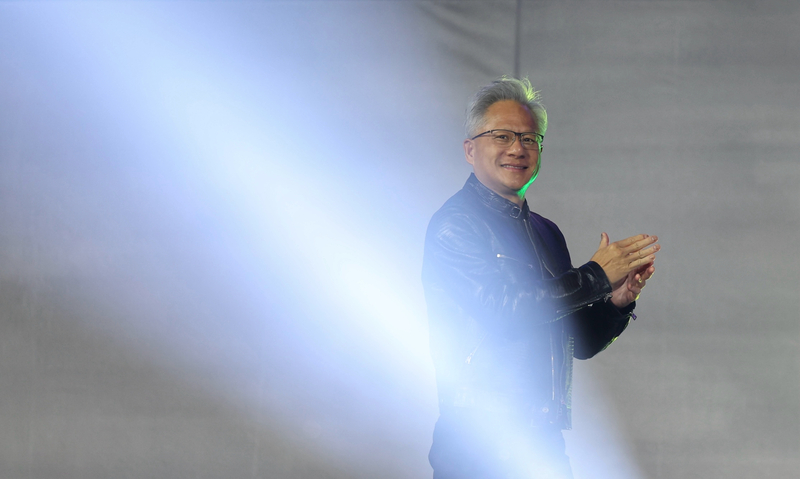 輝達（NVIDIA）執行長黃仁勳。 (圖：中央社)