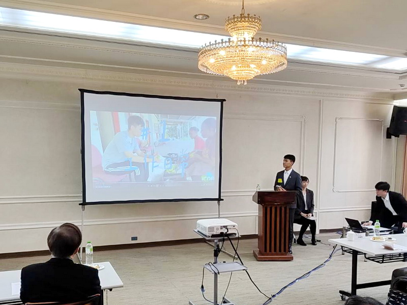 國合會17日在使館特區舉辦「大專青年海外技術協助服務計畫」海外實習生、實習志工及實習華師聯合實習成果分享會 (央廣記者王照坤 攝)