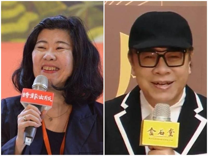 日本知名作家吉本芭娜娜(左)與台灣暢銷作家蔡康永(右)將於2025年台北國際書展進行一場精彩對談。(江昭倫 攝／資料照片)