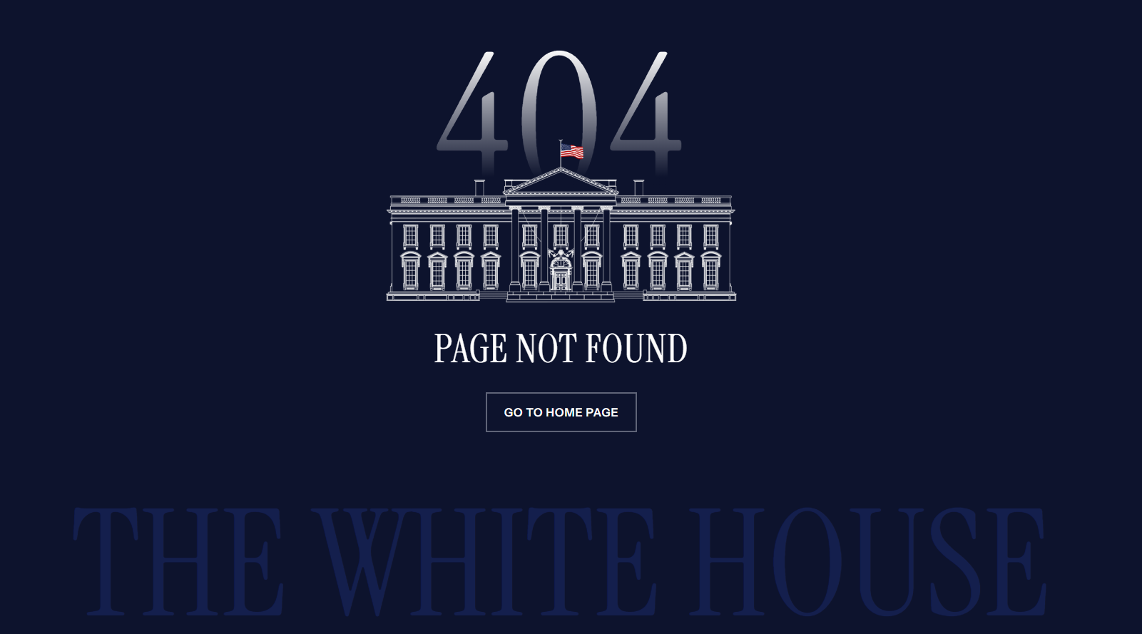 川普政府關閉白宮西班牙文頁面。(翻攝白宮網站)